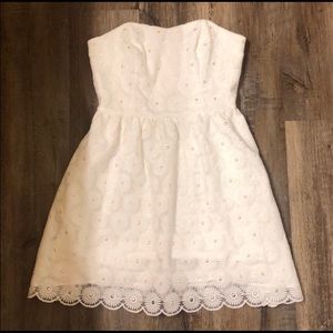 NWOT Lily Pulitzer white strapless dress